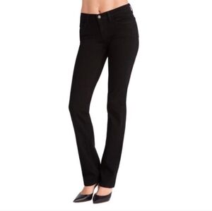 J Brand Scarlett Cigarette Straight Black Jeans